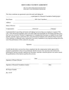 HOST FAMILY PAYMENT AGREEMENT