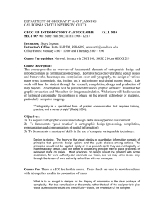 DEPARTMENT OF GEOGRAPHY AND PLANNING CALIFORNIA STATE UNIVERSITY, CHICO