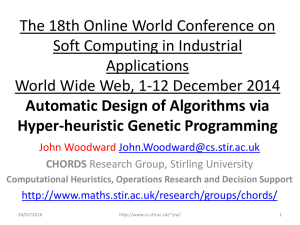 The 18th Online World Conference on Soft Computing in Industrial Applications