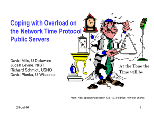 Coping with Overload on the Network Time Protocol Public Servers