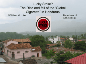 Lucky Strike? The Rise and fall of the ‘Global Cigarette” in Honduras