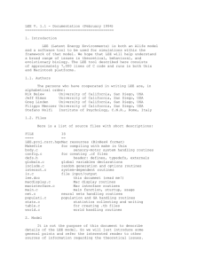 LEE V. 1.1 - Documentation (February 1994) ==========================================  1. Introduction