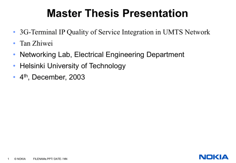 master thesis management of technology