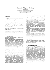 Dynamic Adaptive Routing