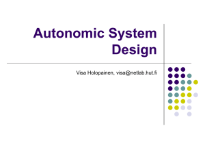 Autonomic System Design Visa Holopainen,