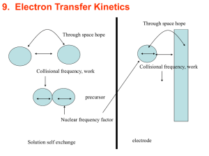 9.  Electron Transfer Kinetics