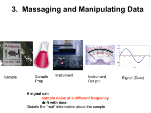 3.  Massaging and Manipulating Data