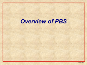 Overview of PBS ©Scott, 2006