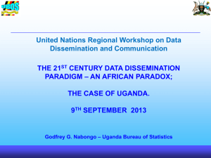 United Nations Regional Workshop on Data Dissemination and Communication THE 21