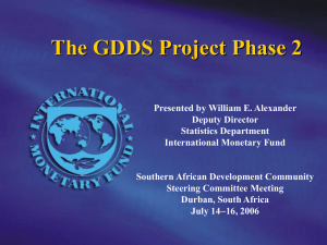 The GDDS Project Phase 2