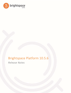 Brightspace Platform 10.5.6 Release Notes