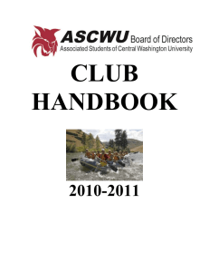 CLUB HANDBOOK  2010-2011
