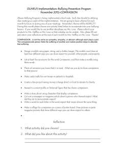 OLWEUS Implementation-Bullying Prevention Program November 2012-COMPASSION