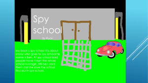 Spy school