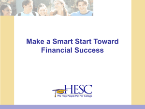 Make a Smart Start Toward Financial Success