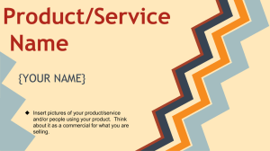 Product/Service Name {YOUR NAME}
