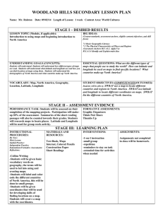WOODLAND HILLS SECONDARY LESSON PLAN STAGE I – DESIRED RESULTS