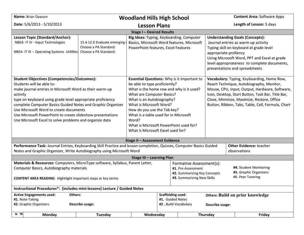 google microsoft word student assignments