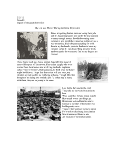 2/21/12 Period 8 Impact of the great depression