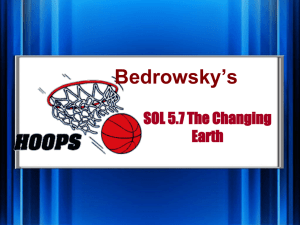 Bedrowsky’s SOL 5.7 The Changing Earth