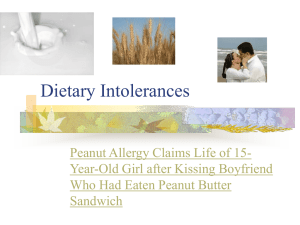 Dietary Intolerances