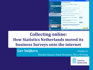 Collecting online: How Statistics Netherlands moved its business Surveys onto the internet