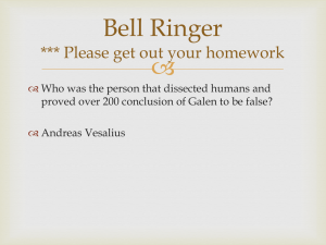  Bell Ringer *** Please get out your homework
