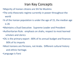 Iran Key Concepts