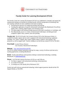 Faculty Center for Learning Development (FCLD)