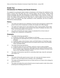 Grade Two Introduction to History and Social Science
