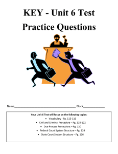 KEY - Unit 6 Test Practice Questions  Name________________________________________ Block______________