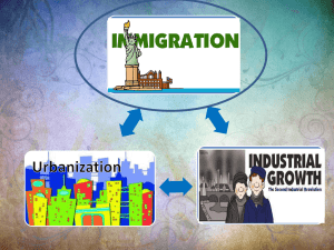 Immigration Industrialization
