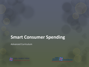Smart Consumer Spending Advanced Curriculum