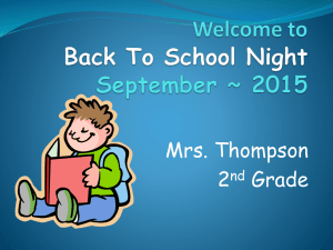 Mrs. Thompson 2 Grade nd