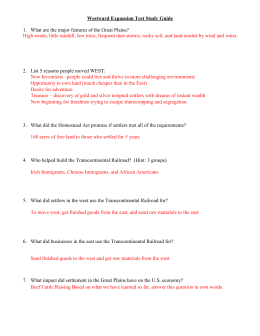 westward expansion study guide answers Westward expansion test study guide with answers name.