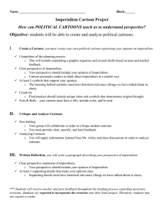 Imperialism Cartoon Project Objective: I.