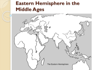 Eastern Hemisphere in the Middle Ages