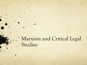 Marxism and Critical Legal Studies