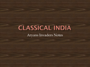 Aryans Invaders Notes