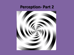 Perception- Part 2