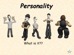 Personality What is it??