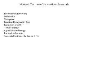 Module 1:The state of the world and future risks