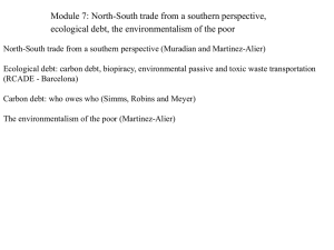 Module 7: North-South trade from a southern perspective,