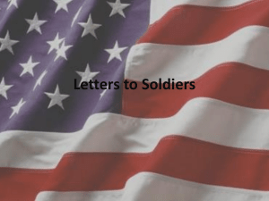 Letters to Soldiers