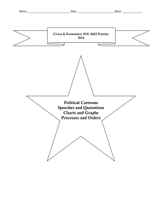 Political Cartoons Speeches and Quotations Charts and Graphs Processes and Orders