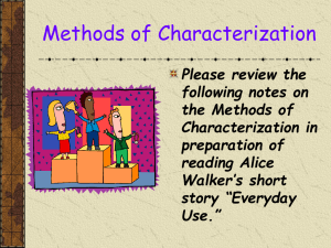 Methods of Characterization