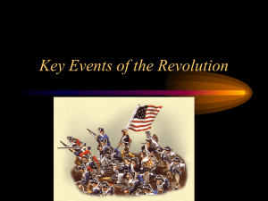 Key Events of the Revolution