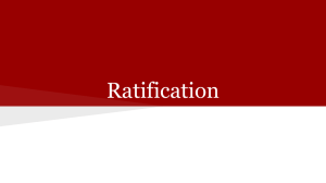 Ratification