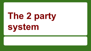 The 2 party system