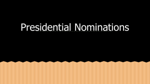 Presidential Nominations